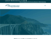 Tablet Screenshot of financialadvocates.com